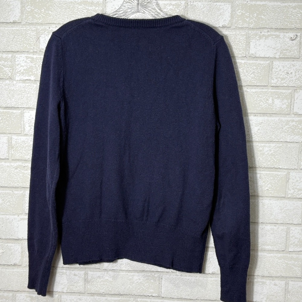 GAP Love Sweater Womens Medium Rainbow Preppy Crewneck Cute Casual Cotton Fun - Picture 2 of 10